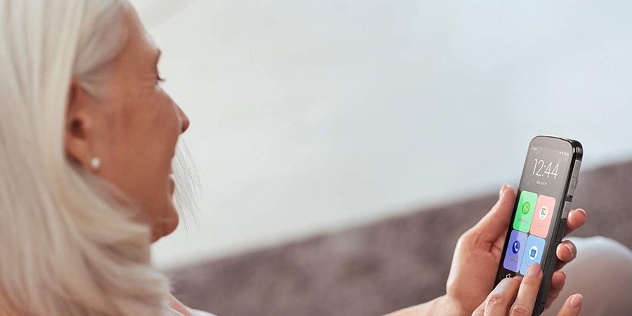 Smartphone para mayores con sonido alto SPC Apolo, moviles para mayores
